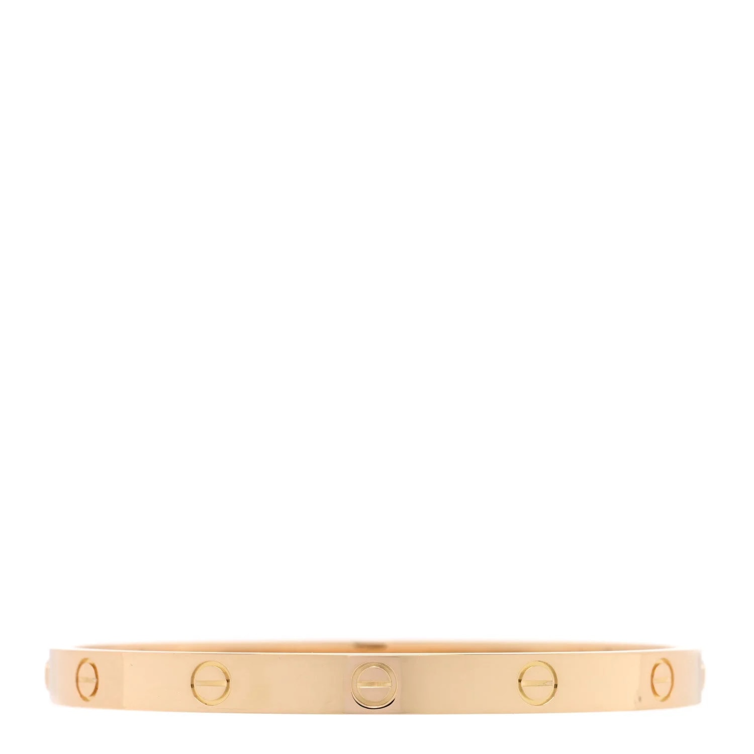 Cartier — 18K Yellow Gold Love Bracelet 19 — Jewelry — resale