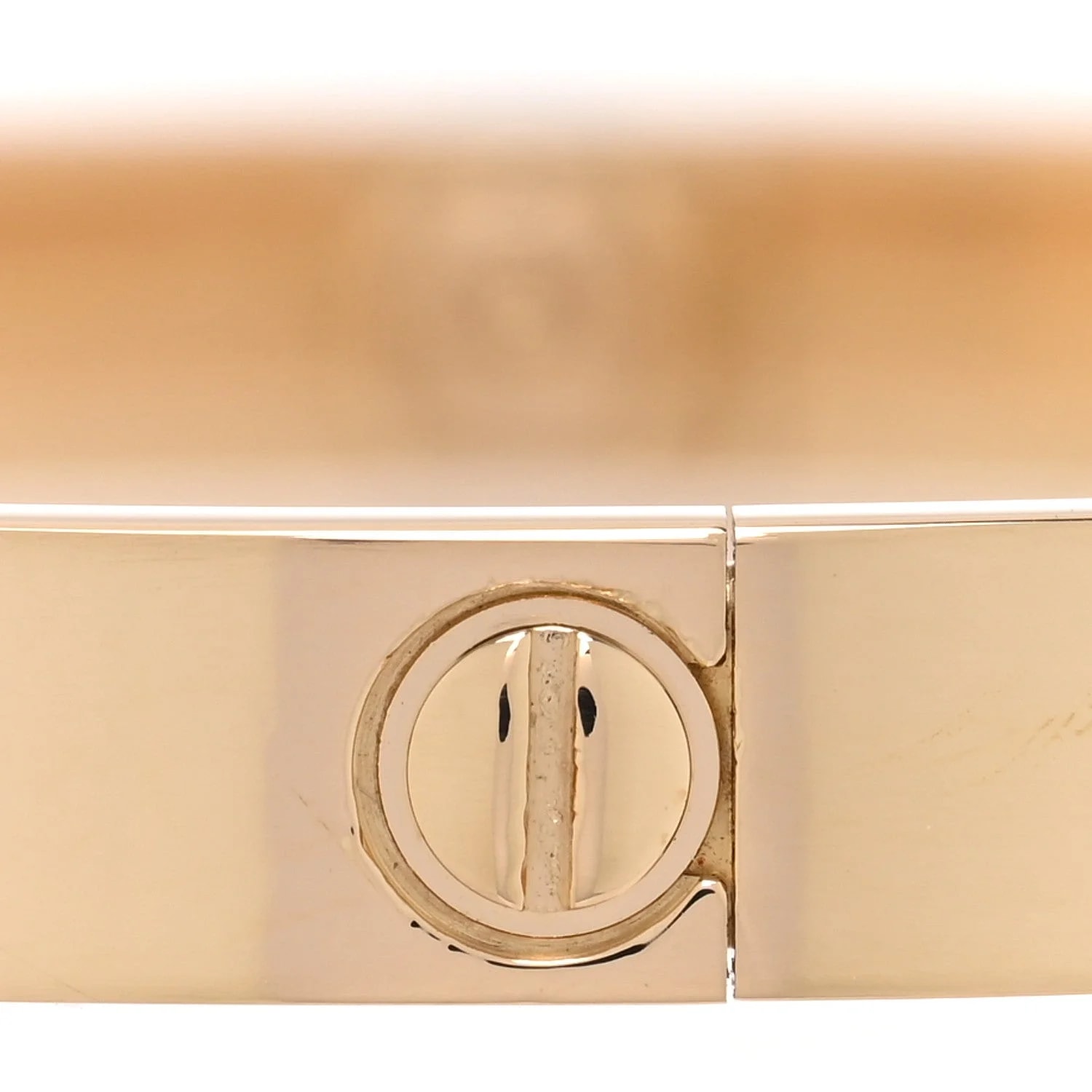 18K Yellow Gold Love Bracelet 19 4