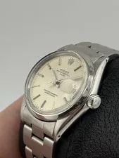 1969 Rolex Date 34 Mm Silver Dial Steel Oyster Automatic 1500 Runs Well! 4