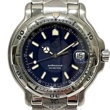Tag Heuer — TAG Heuer Professional Stainless Steel Navy Dial From Japan — Watch — resale