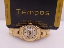 Rolex — Rolex Lady Datejust 6917 & Polished 18KT Full Gold Sigma Dial With BOX — Watch — resale