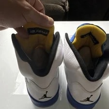 Jordan Air 5 (2013) Retro Laney High Top Lace-Up Basketball Shoes 4