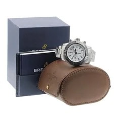 Breitling — Breitling Super Avenger A13375 48mm SS White #C5107 — Watch — resale