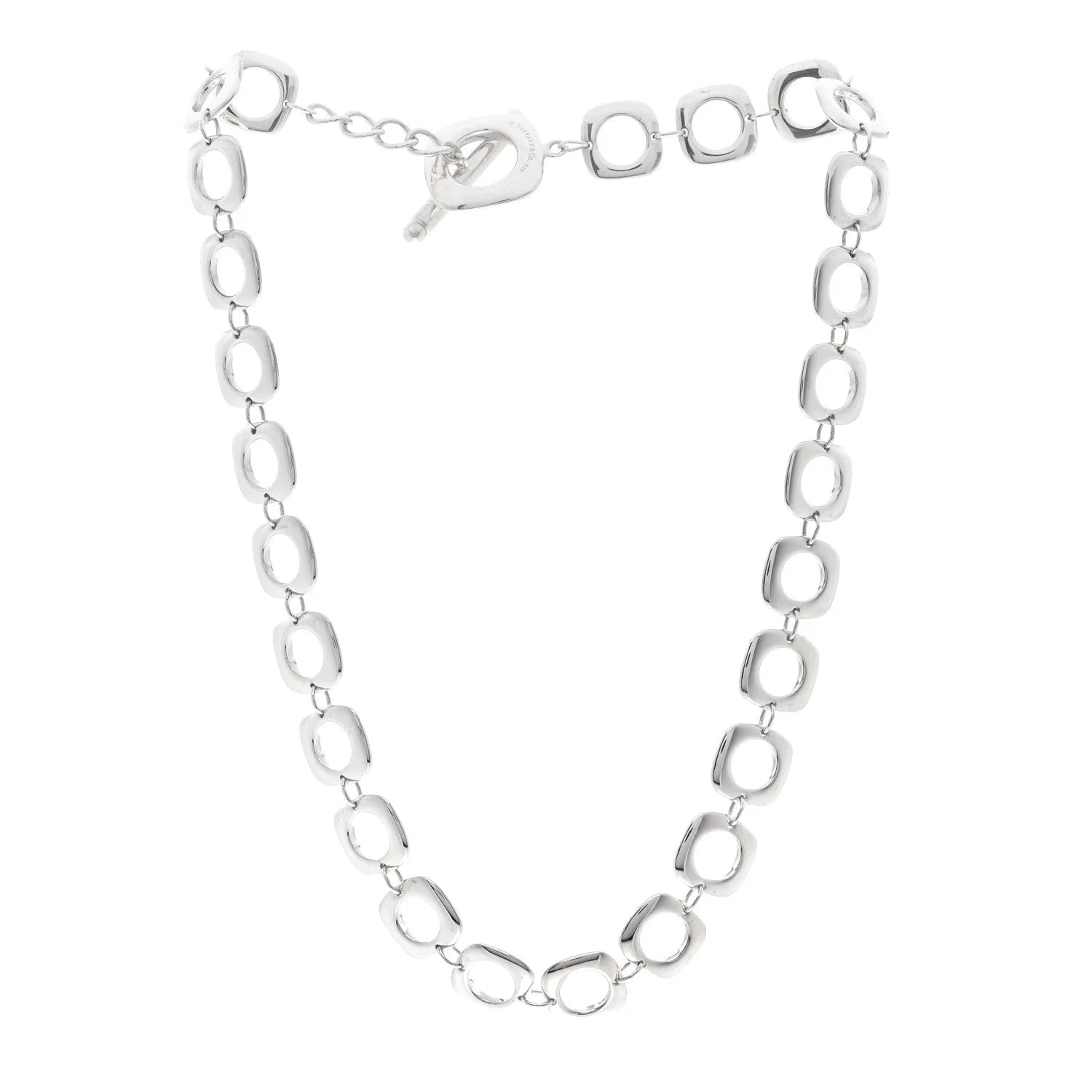 Cushion Square Link Choker 3
