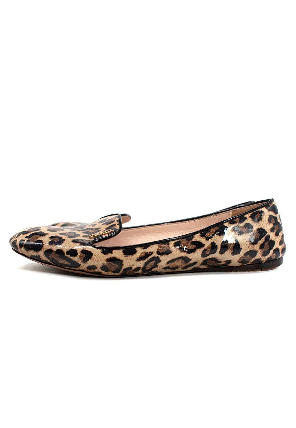 Prada — Prada Leopard Print Ballerinas — Designer Shoe — resale