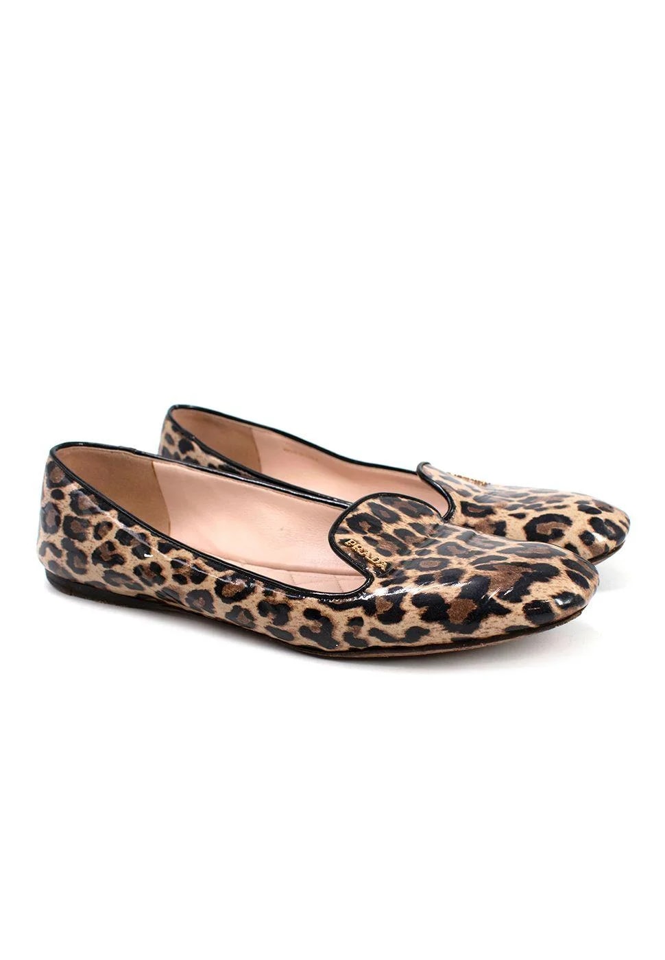 Prada Leopard Print Ballerinas 3