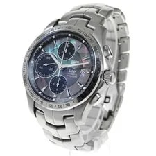TAG Heuer Link Chronograph Automatic Blue Dial From Japan 2