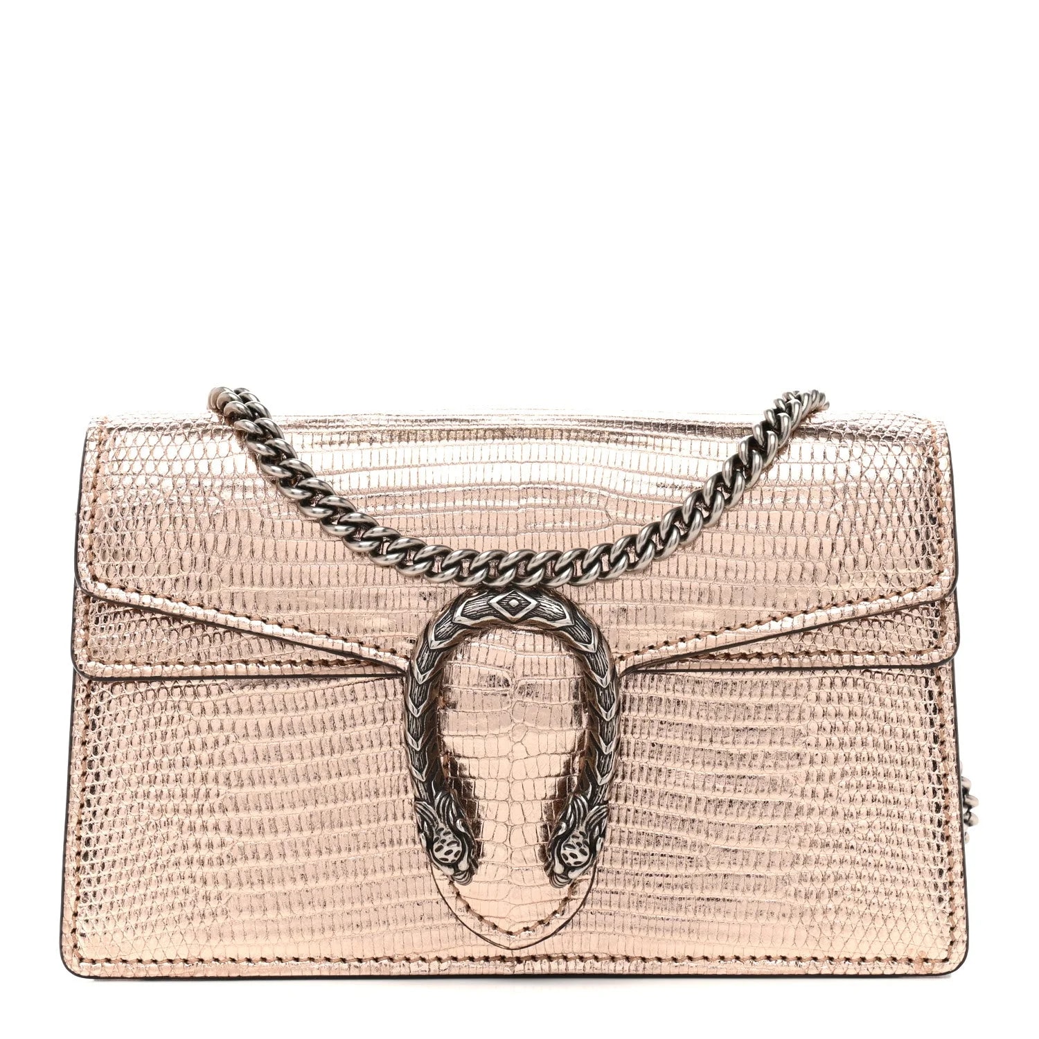 Gucci — Metallic Super Mini Dionysus Rame — Handbag — resale