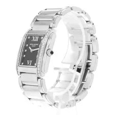 Patek Philippe Twenty 4 4910/10 25mm Black Roman Diamond Dial Steel 4