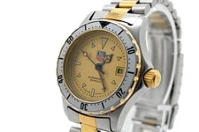 [EXCELLENT+5] TAG Heuer 2000 974.008 27mm Gold Dial Date Quartz JP 2