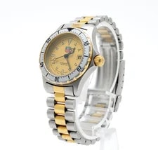 [EXCELLENT+5] TAG Heuer 2000 974.008 27mm Gold Dial Date Quartz JP 3