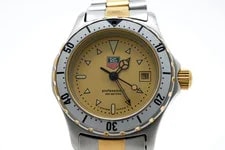 [EXCELLENT+5] TAG Heuer 2000 974.008 27mm Gold Dial Date Quartz JP 4