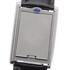 Cartier Tank Basculante MM W1011258 23mm SS Silver #C2344 2