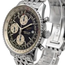 Breitling A142B02NP OLD Navitimer II Black Automatic Chronograph F/S 2