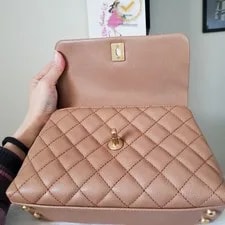 Chanel Dark / Small Coco Handle Receipt No Offer 2
