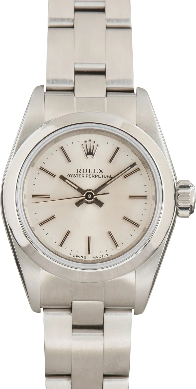 Rolex — Rolex Oyster Perpetual Ref 67180 Silver Dial — Watch — resale