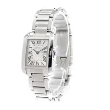 Cartier Tank Anglaise SM W5310022 23mm SS Silver #C5165 2