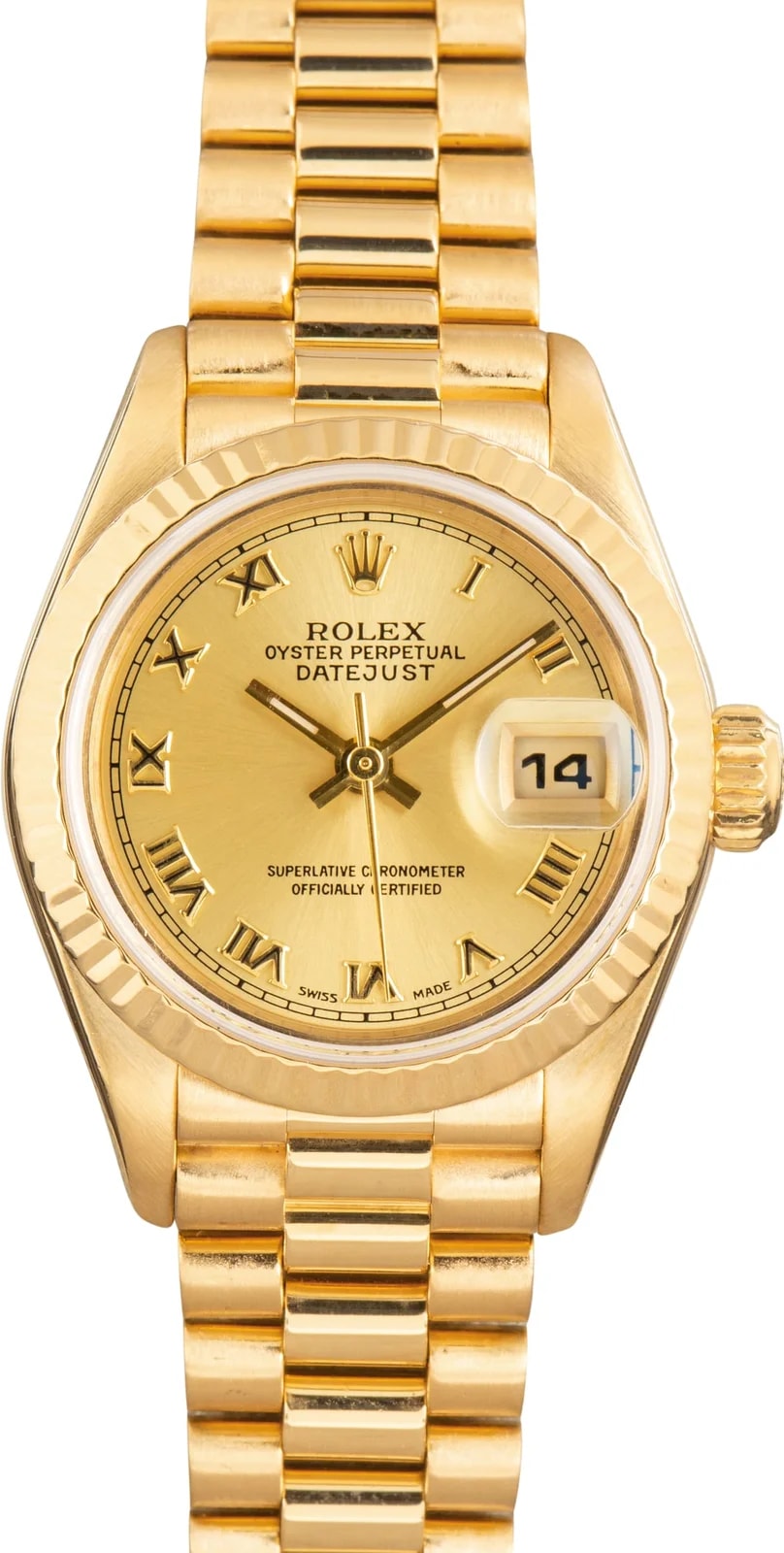 Rolex — Lady Rolex Datejust 79178 Champagne Roman Dial — Watch — resale