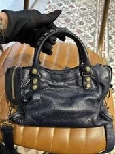 Authentic Balenciaga Mini City Motorcycle Distressed France 3