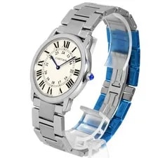Cartier W6701005 Ronde Solo LM Silver Dial SS S From Japan 2