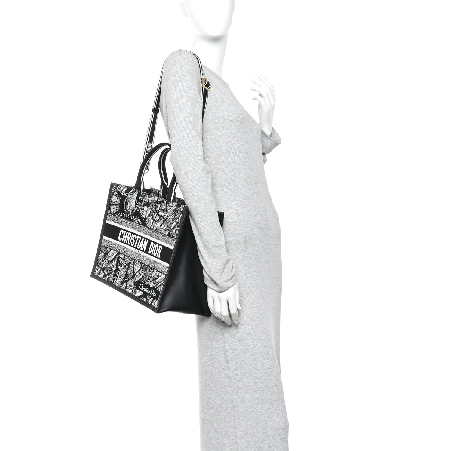 Medium Plan de Paris Book Tote With Strap 2