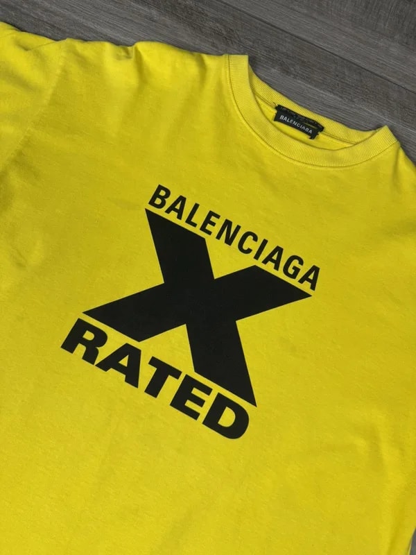 Balenciaga — Balenciaga X Rated Tee — streetwear — resale