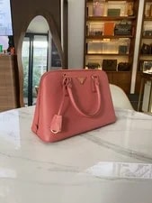 Authentic Prada Dome Satchel Triangle Logo Top 2