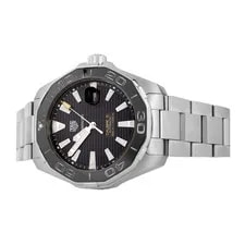 TAG Heuer Aquaracer Calibre 5 Stainless Steel Black Dial 43mm WAY201A.BA0927 3