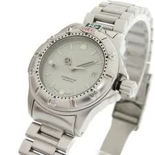 Tag Heuer 999.708 Professional 200m Stainless Steel Cream Silver Quartz Working 3