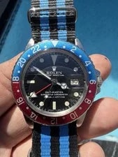 Rolex — Rolex GMT-Master 1675 Pepsi MK1 Dial Original Bezel Nato — Watch — resale