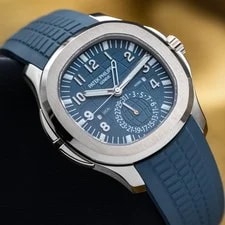 Patek Philippe Aquanaut Travel Time White Gold Blue Dial 5164G-001 Complete Set 2