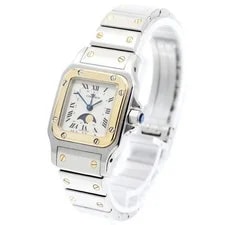 Cartier — Cartier Santos Galbe SM W20008C4 24mm SS Beige #C2489 — Watch — resale