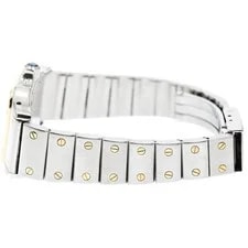 Cartier Santos Galbe SM W20008C4 24mm SS Beige #C2489 3