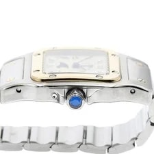 Cartier Santos Galbe SM W20008C4 24mm SS Beige #C2489 4
