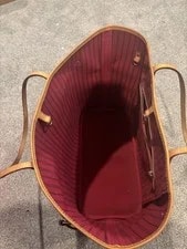 Louis Vuitton Neverfull W/ Matching Organizer Insert and Small Money 4