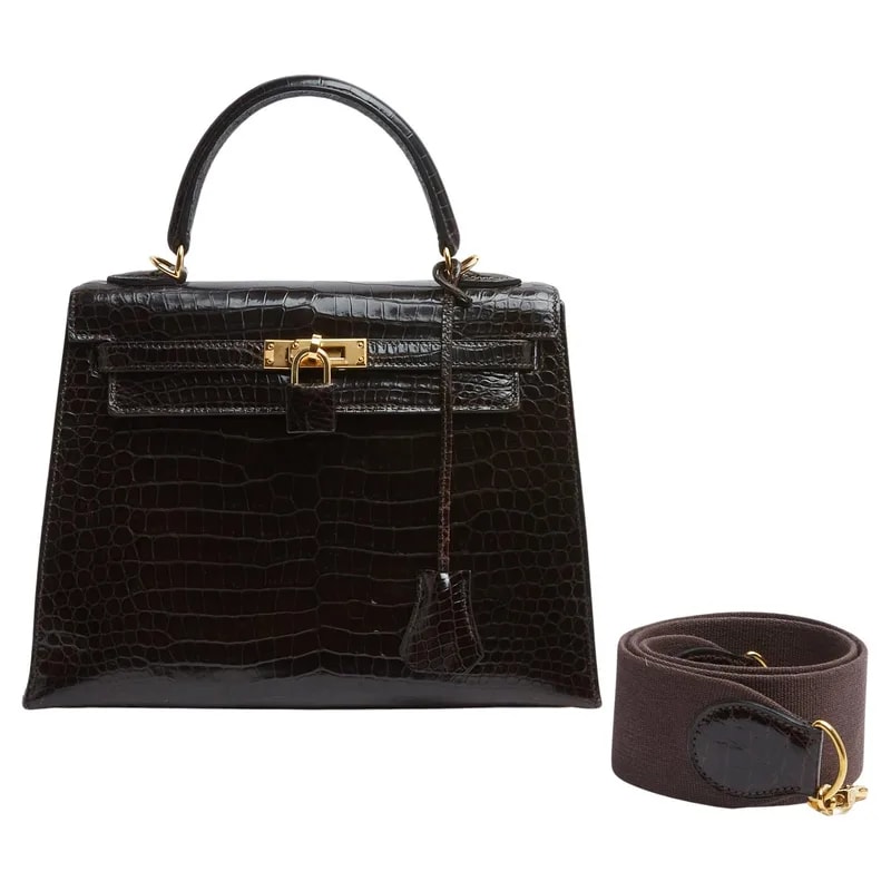 Hermès — Hermès 1990s Sac Kelly 25 Sellier Precious Hand Bag — Clothing — resale