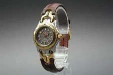 TAG Heuer S/el S95.208M Date Grey Dial Gold Silver Quartz 26mm 2