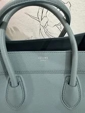 Celine Top Handle Zip Closure Inner Pockets Dust 2