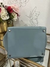 Celine Top Handle Zip Closure Inner Pockets Dust 4
