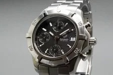 Near * TAG Heuer 2000 CN2111 Chronograph Black 41mm Automatic 4