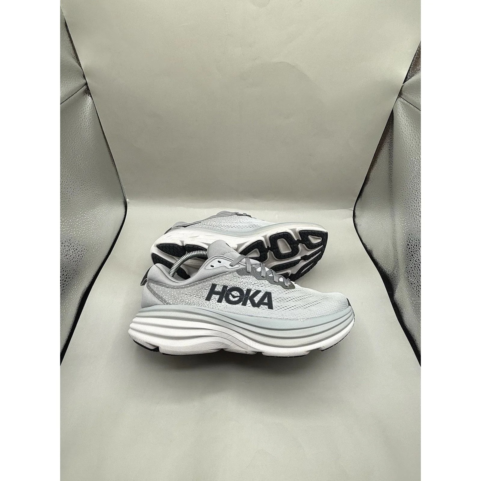 Hoka — Hoka Bondi 8 Sharkskin Harbor Mist Running Comfort — Sneaker — resale