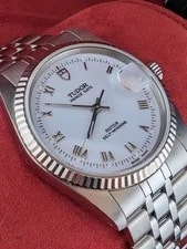 Tudor Prince Date 18K White Gold 74034. Box & Manual. Clean 2