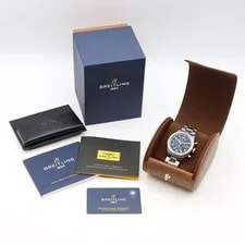 Breitling Aviator 8 Chronograph 43 A13316 Day Date 100m Water Resistant Black SS 2