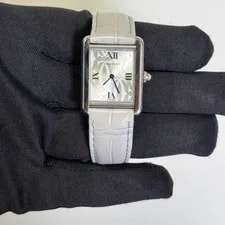 Cartier Tank Solo 24mm Silver Dial Ref# W1019555 2