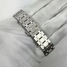 New 2026 Audemars Piguet Royal Oak 77451ST 34MM Blue Factory Diamonds Box Papers 4