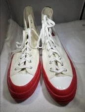 Converse Chuck 70 CDG Pristine Egret HI Top Shoes 11.5 High 3