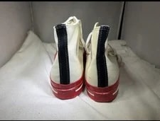 Converse Chuck 70 CDG Pristine Egret HI Top Shoes 11.5 High 4