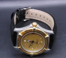TAG Heuer Professional Swiss 964.013F-2 Quartz Genuine Leather Strap 4