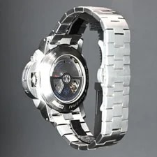 Panerai Luminor GMT PAM00329 44mm Black Dial Steel Bracelet 4