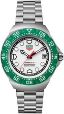 Formula 1 NEW TAG Heuer Green Solargraph WBY111E.BA0042 F1 Quartz 3